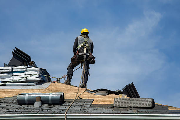 Professional Roof Replacement technician working in Athens, TX